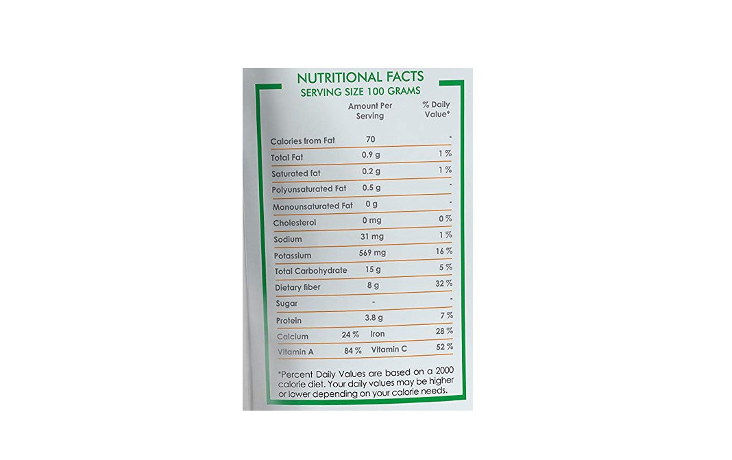 Holy Natural Mint Leaves Pack 100 grams Reviews Nutrition